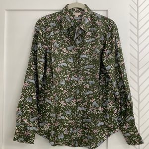 Jcrew Collection silk blouse